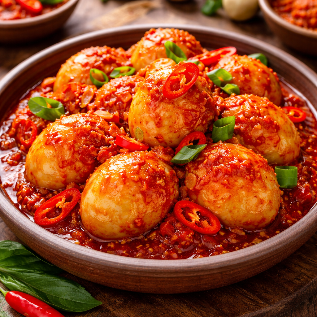 Telur Balado Warteg Gang Mangga